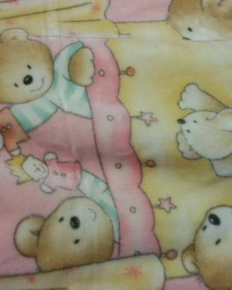 Coperta lettino bambina