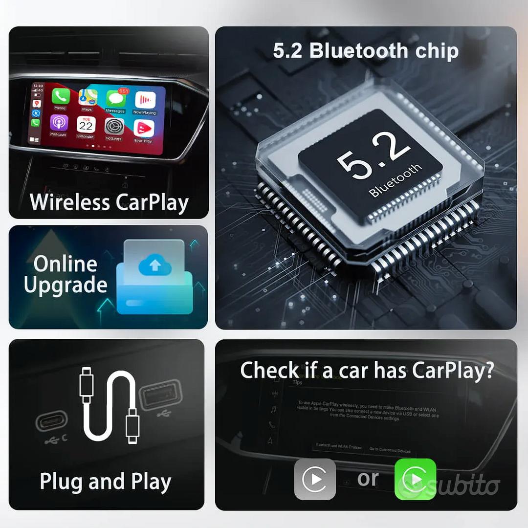 Carplay wireless adattatore iphone - Telefonia In vendita a Perugia