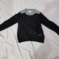 Maglione Diesel nero e argento tg 12