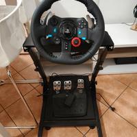 postazione di guida ps5 e pc 