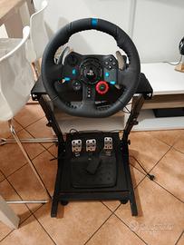 postazione di guida ps5 e pc 