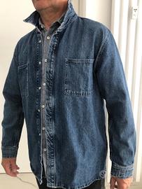 Giacca Camicia Jeans Zara Relaxed Fit XL