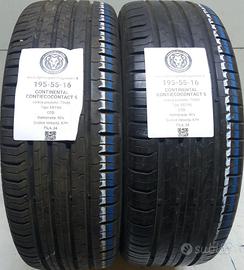 2 GOMME 195 55 16 CONTINENTAL A73985
