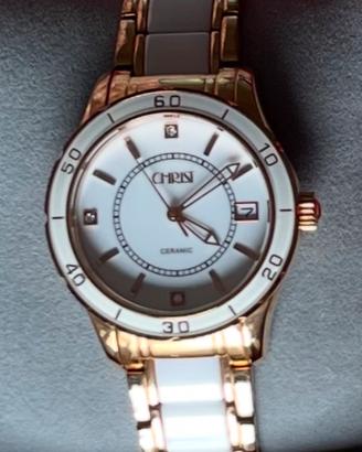 Orologio Christ, colore bronzo e bianco