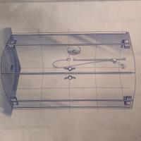 Doccia in vetro da 5mm