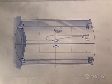 Doccia in vetro da 5mm