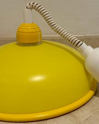 Lampadario vintage space age anni 70 aromec