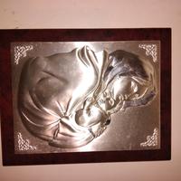 quadro Madonna in argento 