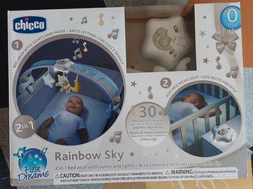 Chicco Rainbow Sky Arco Lettino Neonato 2in1 