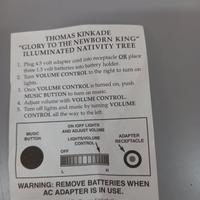 Albero natale con natività