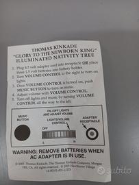 Albero natale con natività