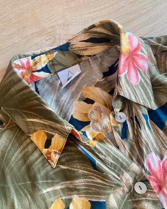 Camicia uomo fantasia floreale