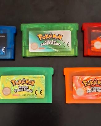 Giochi pokemon per Game Boy advance nintendo