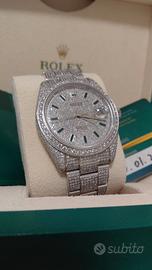 Rolex DateJust 41 anno 2022 diamanti Iced Out