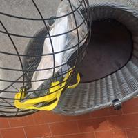cestino per bici ,trasporto gatto/cane 