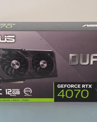 Asus Dual GeForce RTX 4070 OC Edition 12GB GDDR6X