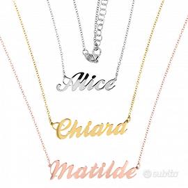 Collana con Nome Personalizzata in Argento 925%