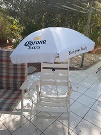 2 ombrellini per giardino/piscina/mare  con logo