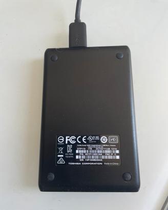 Toshiba Canvio Basics da 1 TB.Capacità: 1 TB