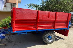 Rimorchio agricolo seminatrice spandiconcime Lely