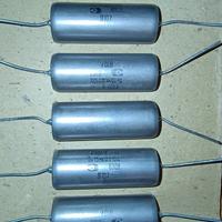 Cinque Condensatori K40y-9 0,15uF 630V carta e oli