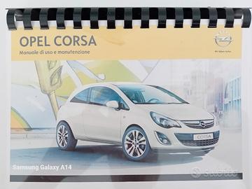 opel corsa 2013 libretto manutenzione