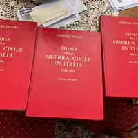 3 volumi “STORIA DELLA GUERRA CIVILE IN ITALIA”