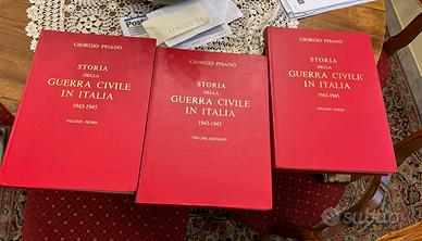 3 volumi “STORIA DELLA GUERRA CIVILE IN ITALIA”