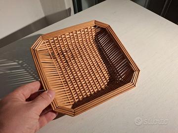 Cesto svuota tasche  Vimini - Vintage