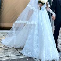 Abito da Sposa pizzo chantilly sartoriale
