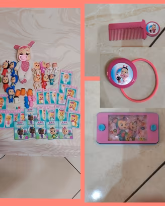 cry babies , pettine , gioco ad acqua , elastico