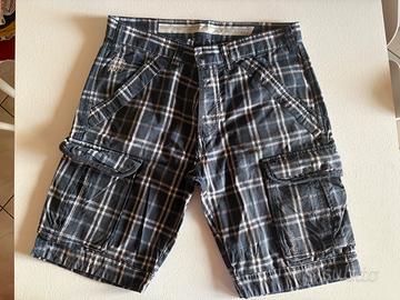 🩳 Bermuda cargo Jack & Jones 5 – fantasia tartan