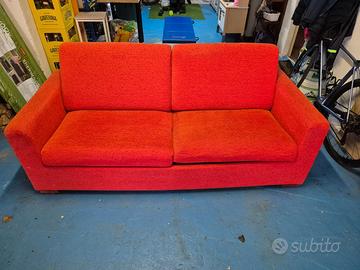 Divano letto 2 posti con doghe legno