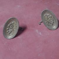 Coppia antichi andirons