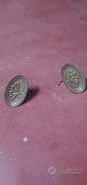 Coppia antichi andirons