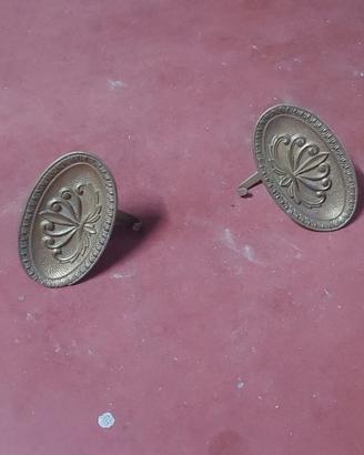 Coppia antichi andirons