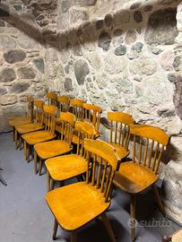 23 sedie da osteria