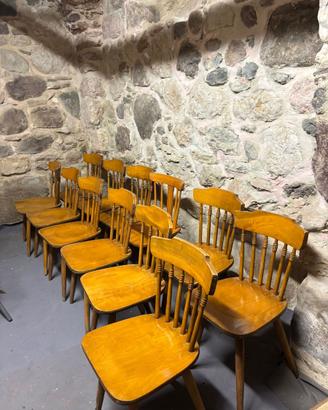 23 sedie da osteria