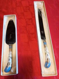 Set da dolci, coltello e paletta.