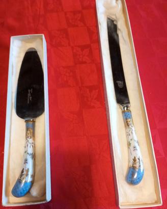 Set da dolci, coltello e paletta.