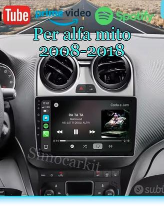 Autoradio Android per Alfa MiTo 2008-2018