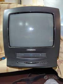 TV GRUNDIG CON LETTORE DVD INCORPORATO ANNI 80