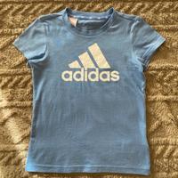 T-shirt bambino adidas azzurra
