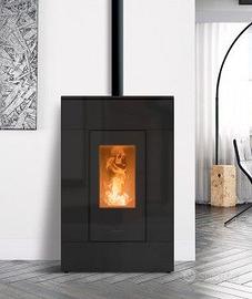 STUFA A PELLET THERMOROSSI SLIMQUADRO LUMIA