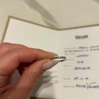 Anello oro bianco e diamanti