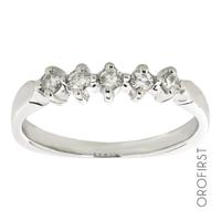 Anello veretta 0,25ct