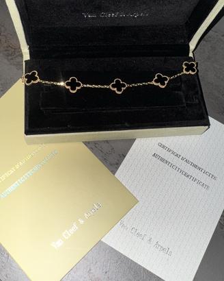 Bracciale Van Cleef Nero e Oro