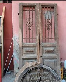 Portone  Antico  in legno '800