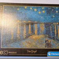 puzzle clementoni 1000 pezzi fiume rodano Van Gogh