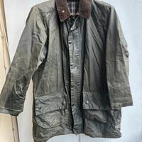 Barbour verde vintage con fodera staccabile